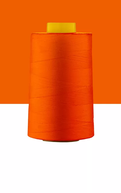 polyester covered cotton thread